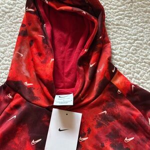 Nike Dynamic Red and Black Hoodie